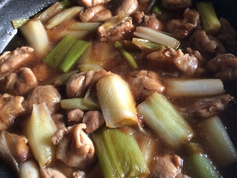 調味料なしで中華の味☆鶏と長ネギの炒め煮☆